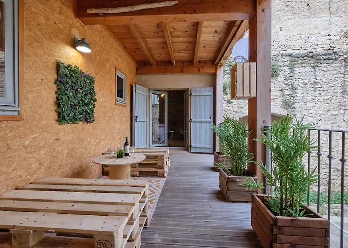 Melina - Dans Les Remparts De La Bastide Avec Parking Et Terrasse Apartman